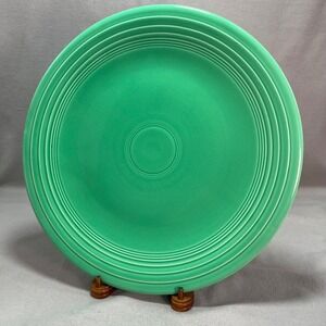 Vintage Homer Laughlin Fiesta Ware L
14" Chop Plate Platter Original Light Green